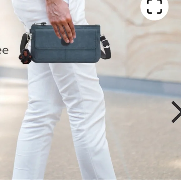 NWT KIPLING Blue Crossbody Bag - Picture 3 of 12